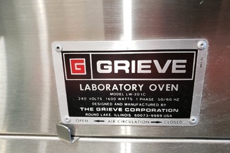 GRIEVE LW-201C Ovens | B.W. GUILD EQUIPMENT INC. (5)